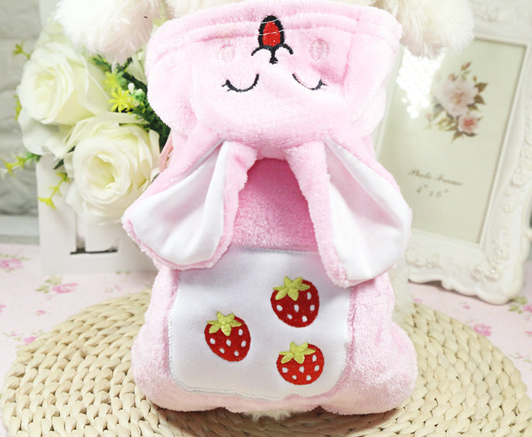 Cross-Border Pet Dog Clothes, Cat Autumn and Winter Four-Legged Cotton Coat, Cartoon Transformation Clothing, Cat Clothing, Dog Clothing Supplies