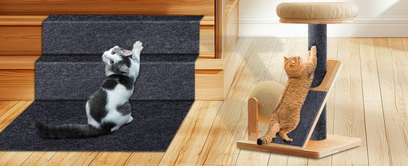 Cross-border Trimmable Self-adhesive Carpet Mat Suitable for Cat Tree Rack Furniture Step Cat Grab Column Covering Pet Supplies