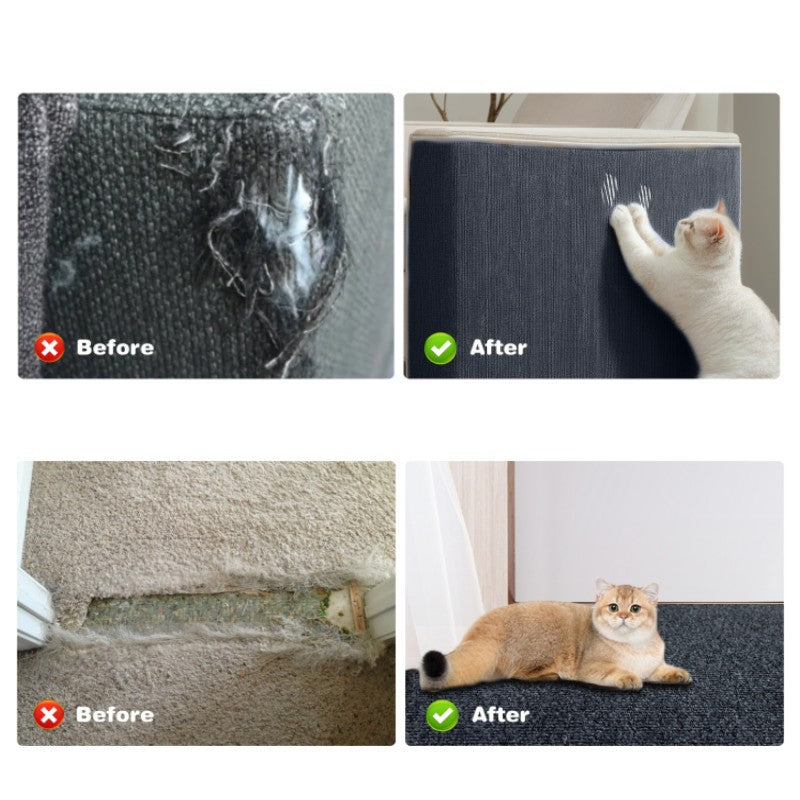 Cross-border Trimmable Self-adhesive Carpet Mat Suitable for Cat Tree Rack Furniture Step Cat Grab Column Covering Pet Supplies