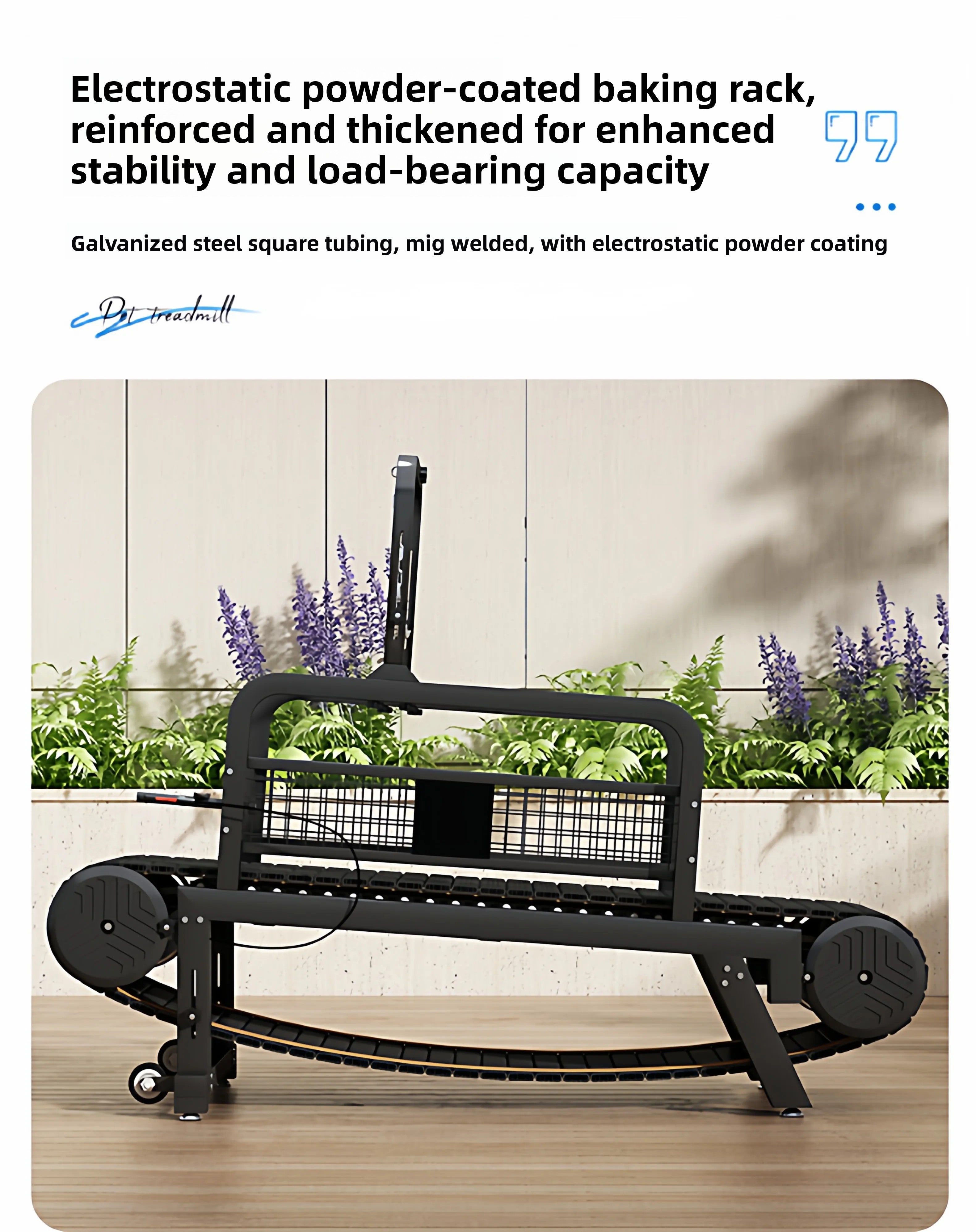 Dog Treadmill, Non-motorized, Quiet, Smooth, Adjustable Pet Treadmill, Pit Bull Training Equipment with Brakes and Speedometer