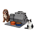 Large-Capacity Dog Food and Cat Food Backpack, Pet Travel Bag, Foldable Snack Bag, Dog Bag, Cat Bag, Portable Cross-Body Bag