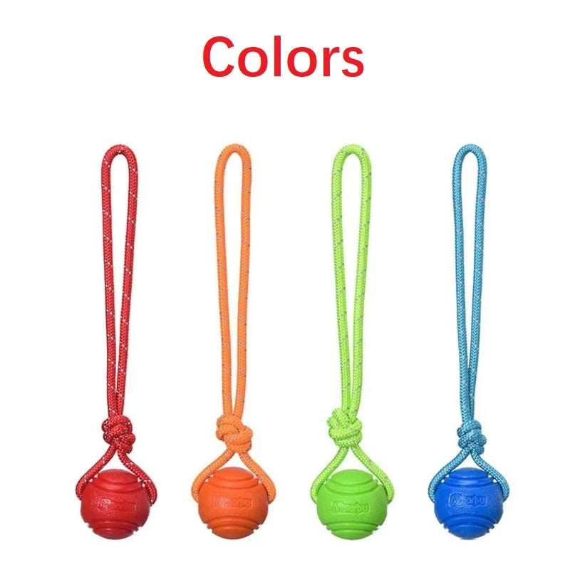 Cotton Tug Ball on Rope for Dogs