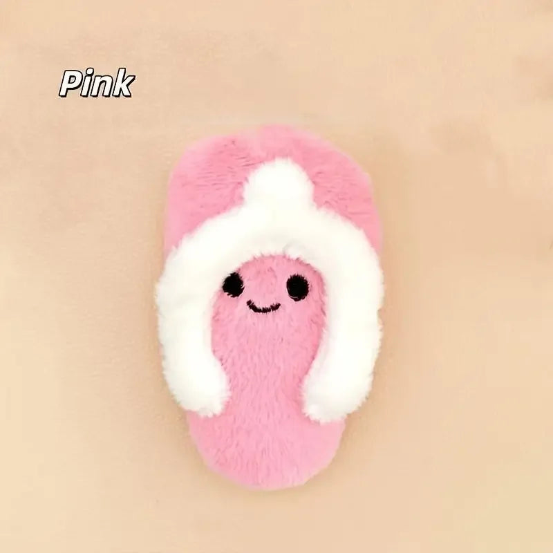 Slipper-Shaped Dental Chew Toy - in use