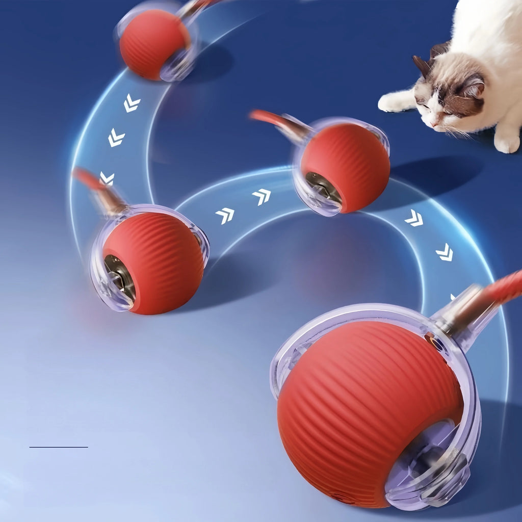 Automatic Rolling Ball Toy - close-up detail view