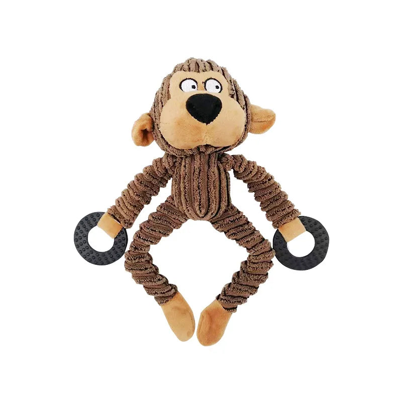 Plush Donkey Chew Toy for Large Dogs
