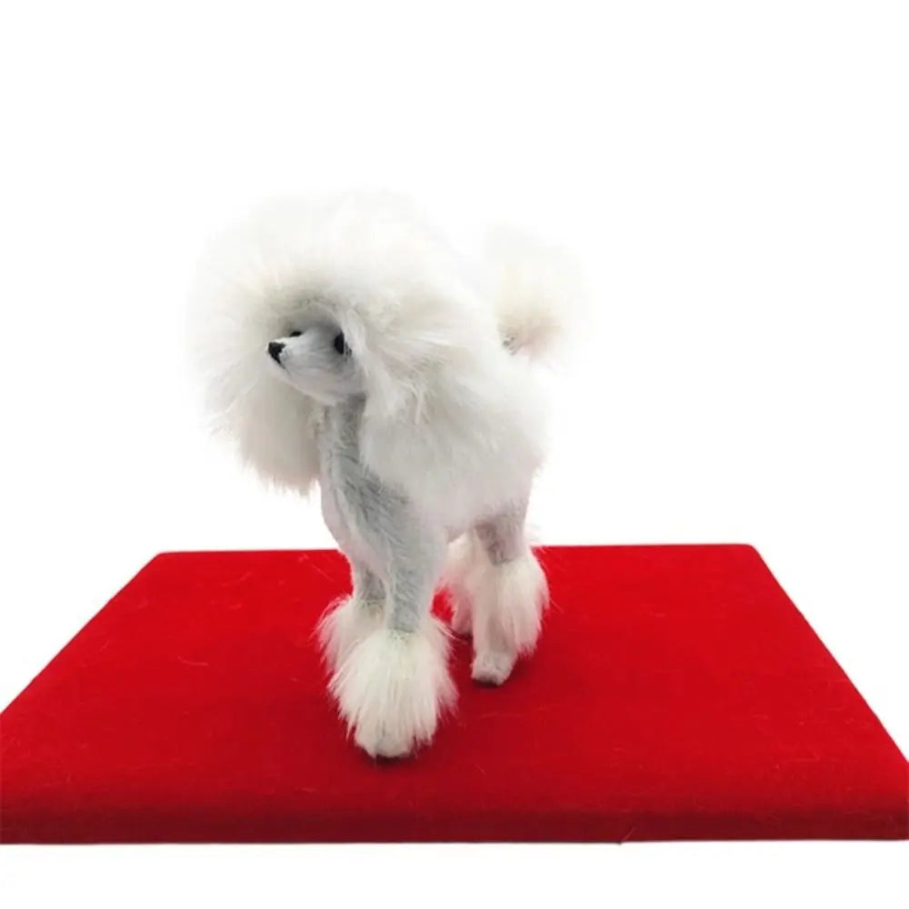 Dog Photo Prop Plush Figurine - additional angle view