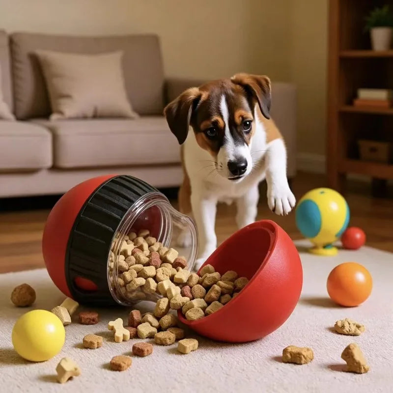 Interactive Rolling Track Treat Toy for Dogs