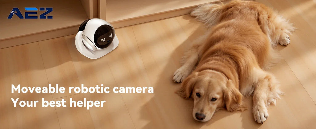 Pet Robot Camera | Indoor Movable with Auto-Recharge,2-Way Audio,Night Vision,Smart App Control,Cats/Dogs/Baby/Elderly