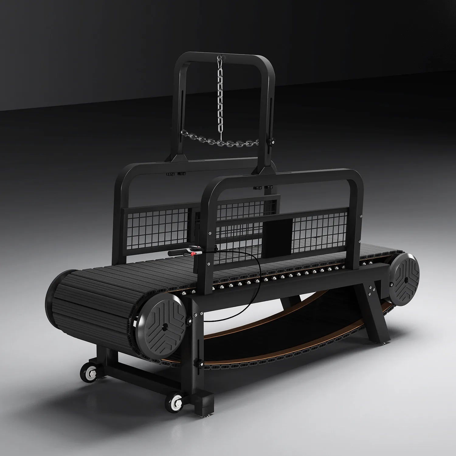 Dog Treadmill, Non-motorized, Quiet, Smooth, Adjustable Pet Treadmill, Pit Bull Training Equipment with Brakes and Speedometer