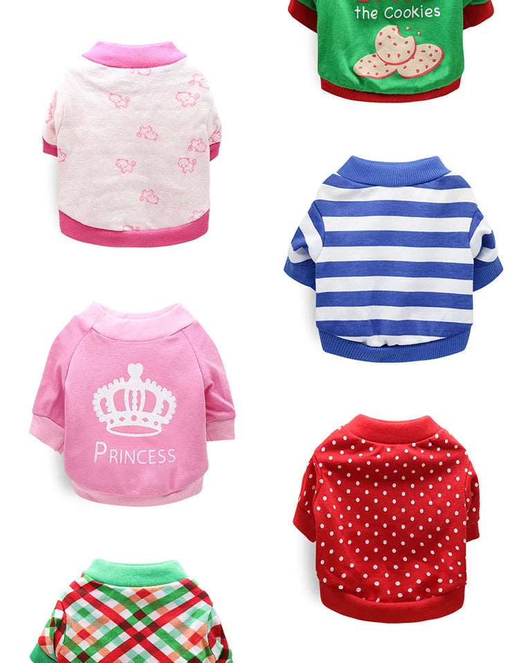 Halloween & Christmas Pet Clothes - Dog & Cat Winter Outfits for Small Breeds, Teddy, Siamese, Persian, Garfield & Blue Cats