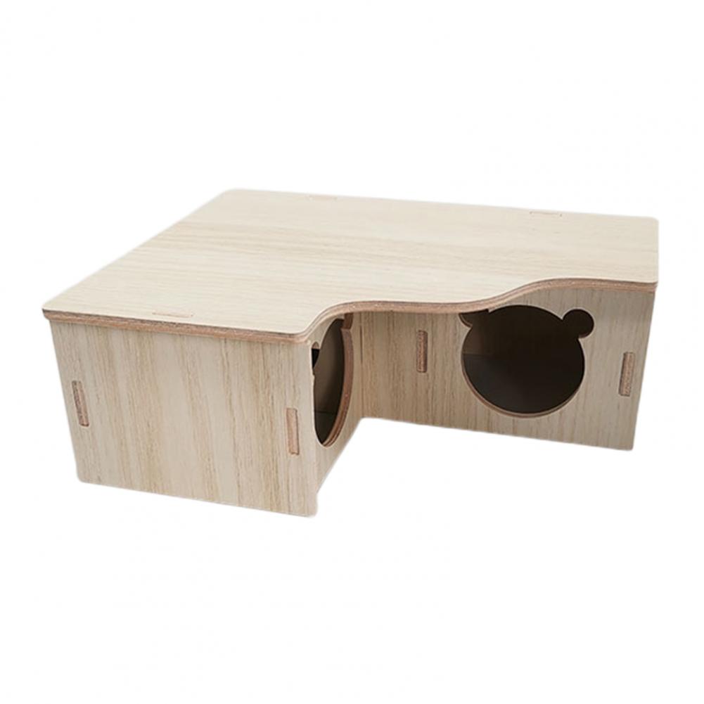 Shelter  Eco-friendly Hamster Hideout House Exercise Toy Living Hut Small Pet Nest Bite Resistant   for Golden Bear Rat