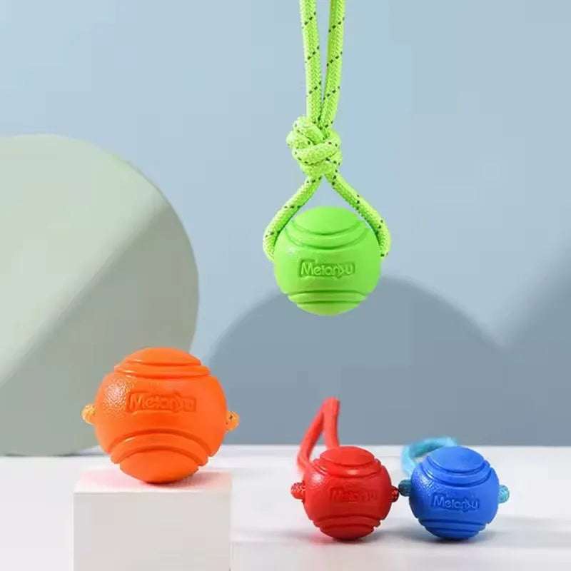 Cotton Tug Ball on Rope for Dogs