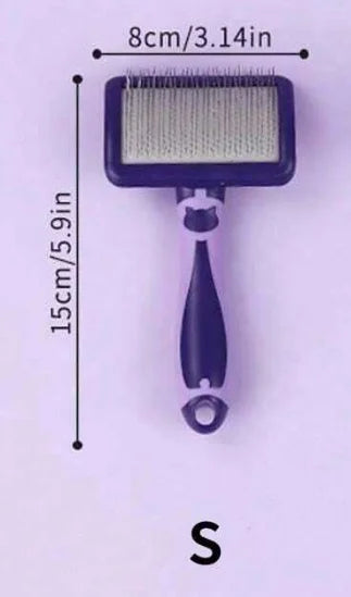 Dematting Grooming Brush for Curly & Long-Haired Dogs