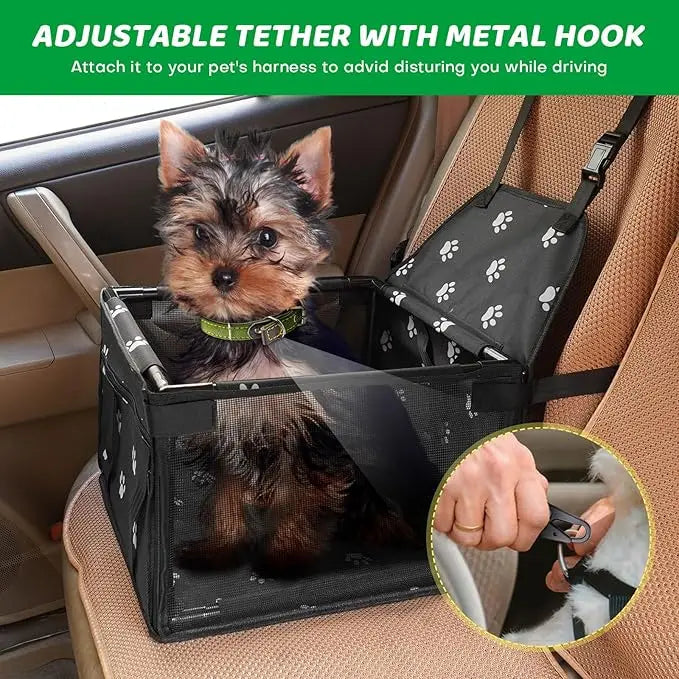 Pet Car Cushion Dog Cat Safety Seat Cushion Rear Seat Special Outgoing Waterproof Car Seat Kennel Bed Small Pet Carrying Basket