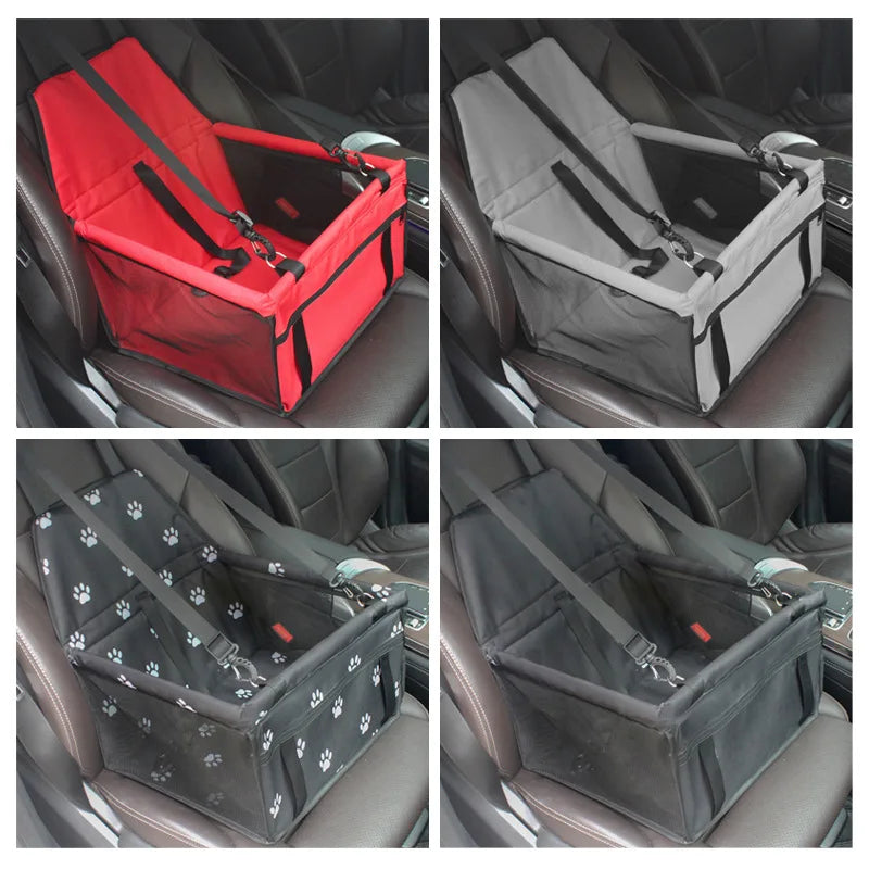 Pet Car Cushion Dog Cat Safety Seat Cushion Rear Seat Special Outgoing Waterproof Car Seat Kennel Bed Small Pet Carrying Basket