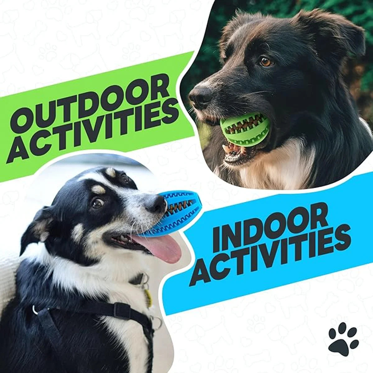Interactive Treat-Dispensing Dental Chew Ball