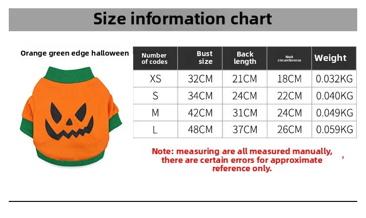 Halloween & Christmas Pet Clothes - Dog & Cat Winter Outfits for Small Breeds, Teddy, Siamese, Persian, Garfield & Blue Cats