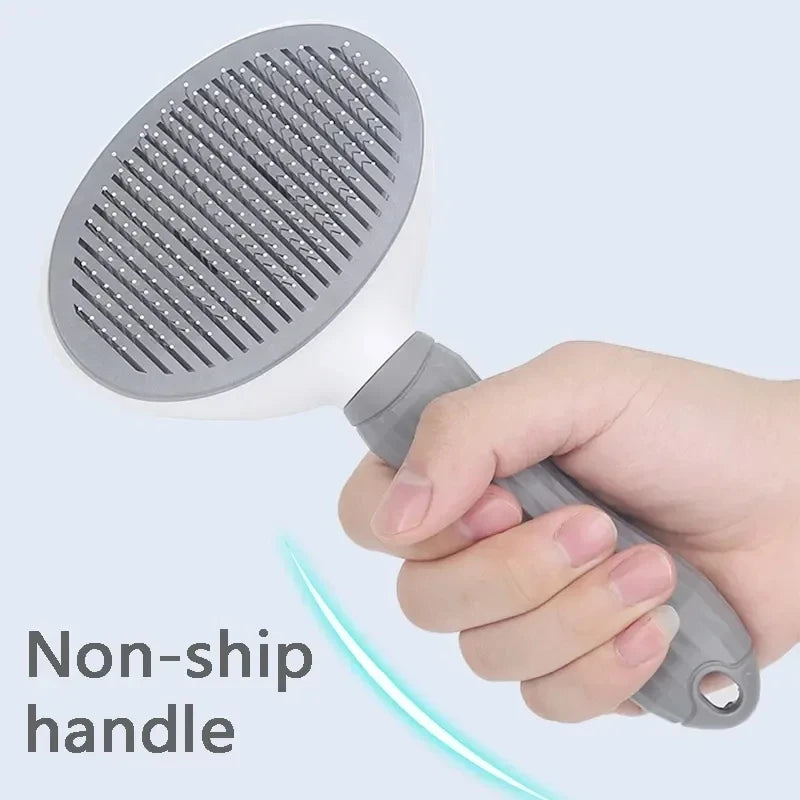 Pet Dog Brush Cat Comb Self Cleaning Pet Hair Remover Brush For Dogs Cats Grooming Tools Pets Dematting Comb Dogs Accessories