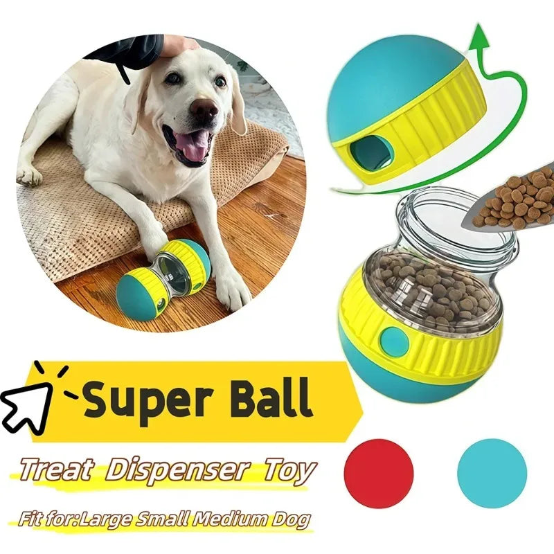 Interactive Rolling Track Treat Toy for Dogs