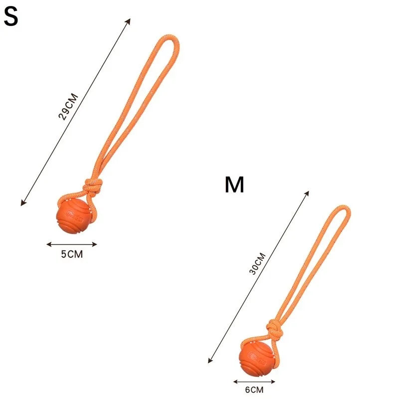 Cotton Tug Ball on Rope for Dogs