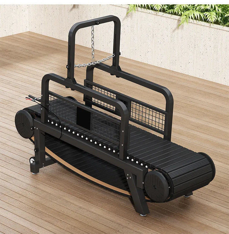 Dog Treadmill, Non-motorized, Quiet, Smooth, Adjustable Pet Treadmill, Pit Bull Training Equipment with Brakes and Speedometer