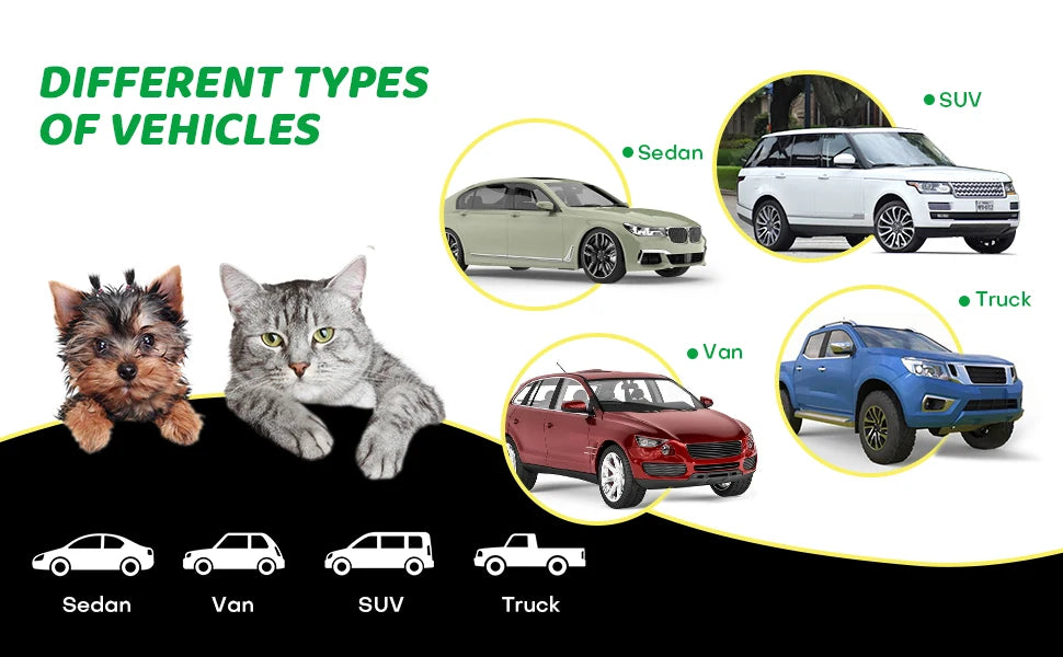 Pet Car Cushion Dog Cat Safety Seat Cushion Rear Seat Special Outgoing Waterproof Car Seat Kennel Bed Small Pet Carrying Basket