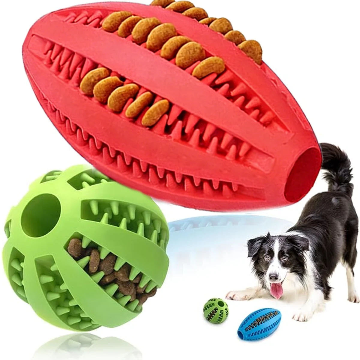 Interactive Treat-Dispensing Dental Chew Ball