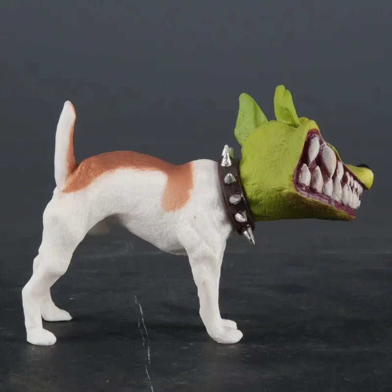 Handmade Dog Figurine - additional angle view