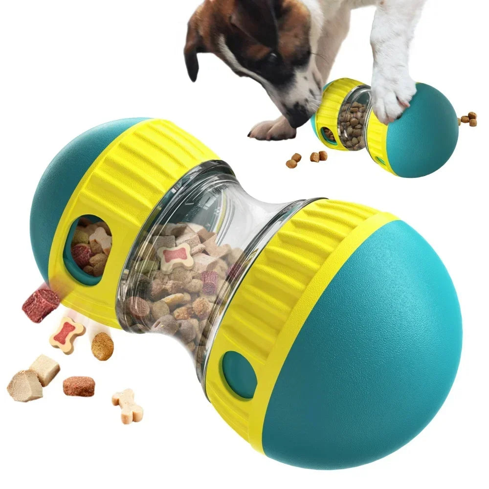Interactive Rolling Track Treat Toy for Dogs