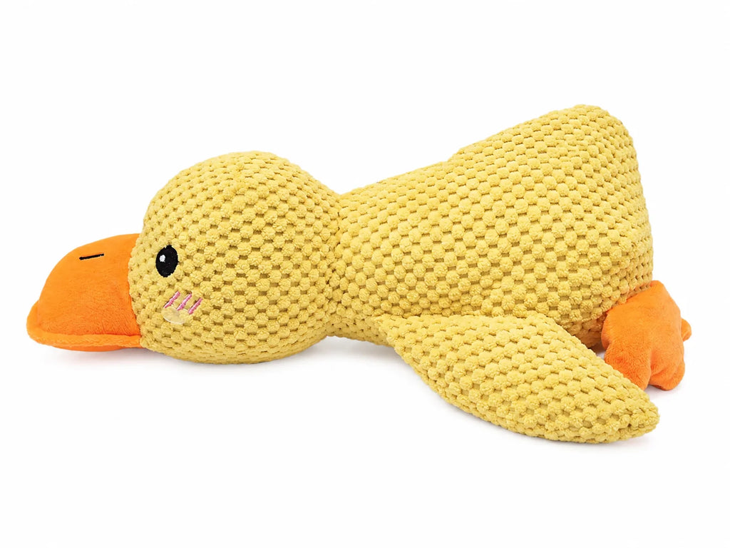 Sleeping Duck Plush Squeaky Dog Toy