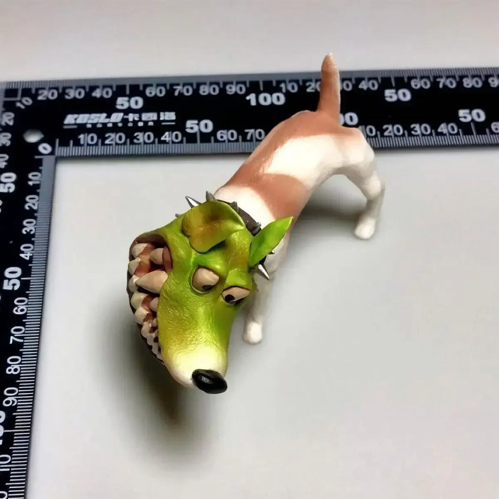 Handmade Dog Figurine - additional angle view