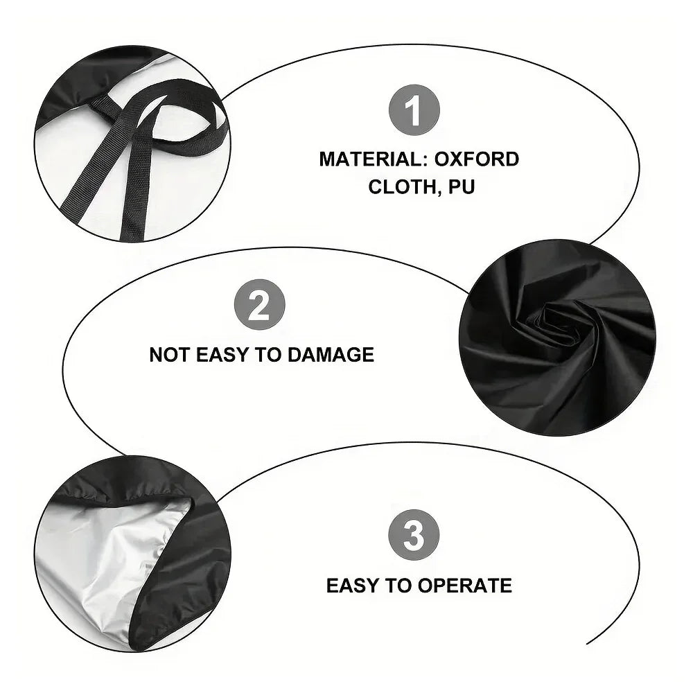 1PC Universal Waterproof Polyester Fiber Cargo Mat Portable Dustproof Luggage Liner Pet Mat for Car SUV Trunk Protection