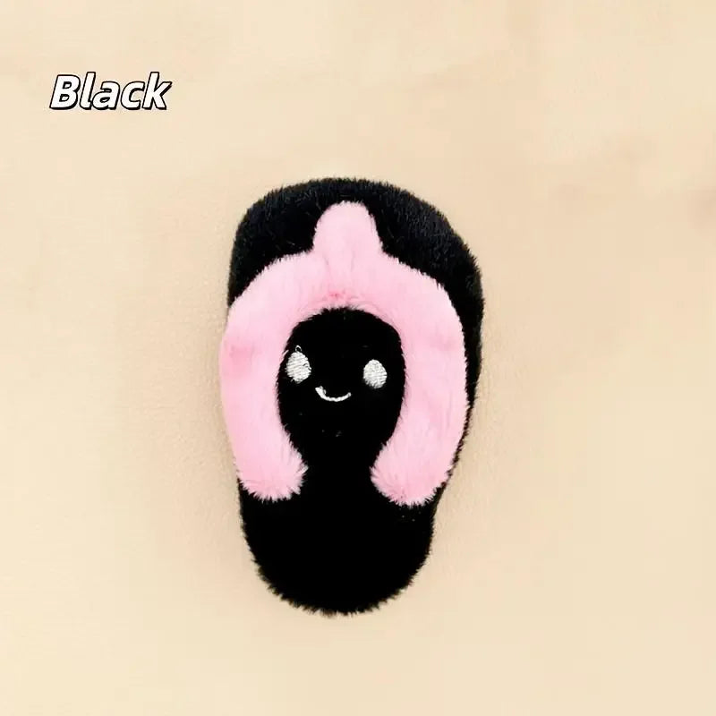 Slipper-Shaped Dental Chew Toy - size and colour reference
