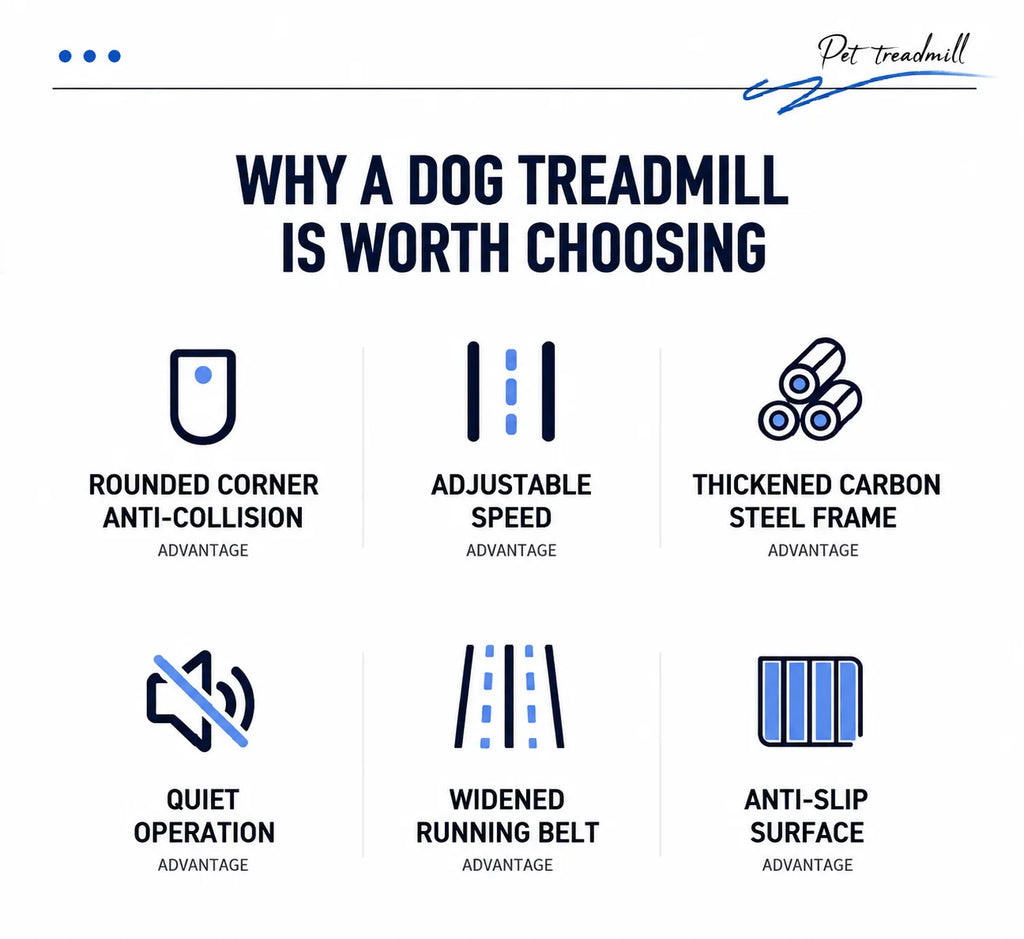 Dog Treadmill, Non-motorized, Quiet, Smooth, Adjustable Pet Treadmill, Pit Bull Training Equipment with Brakes and Speedometer