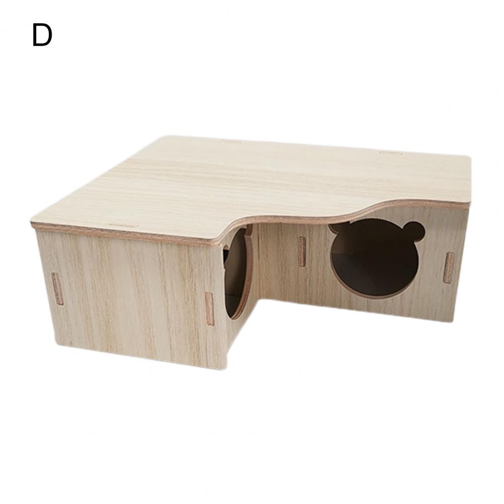 Shelter  Eco-friendly Hamster Hideout House Exercise Toy Living Hut Small Pet Nest Bite Resistant   for Golden Bear Rat