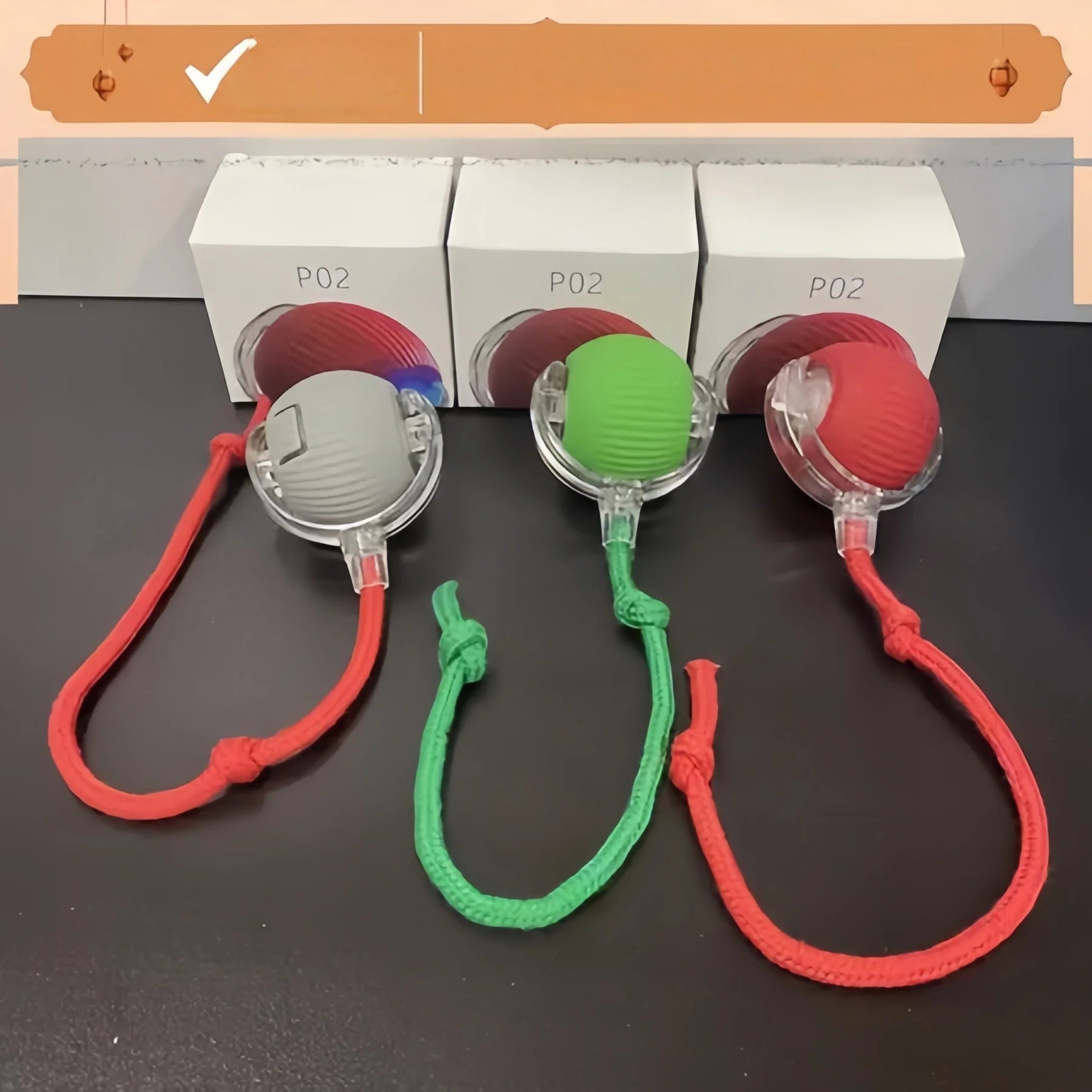Automatic Rolling Ball Toy - in use