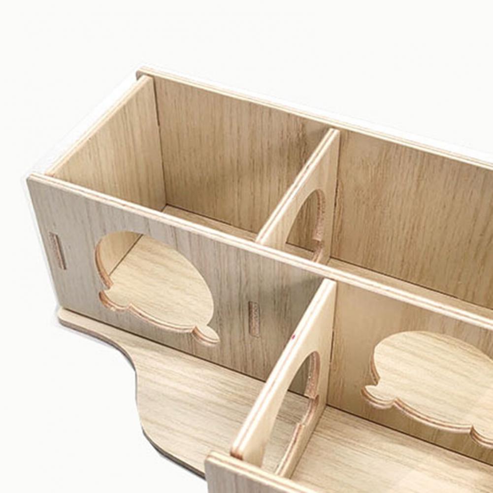 Shelter  Eco-friendly Hamster Hideout House Exercise Toy Living Hut Small Pet Nest Bite Resistant   for Golden Bear Rat